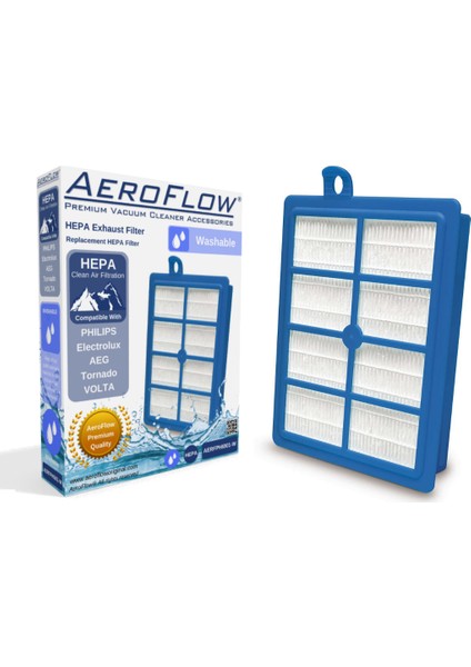 Arnica Pika Et14401 Elektrikli Süpürge Uyumlu Yıkanabilir Hepa 13 Filtre