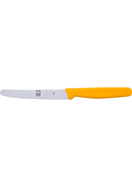 Biftek Bıçağı 12 cm. Dişli Sarı