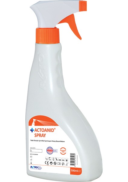 Actoanıd® Spray 500 ml Yer ve Yüzey Dezenfektanı