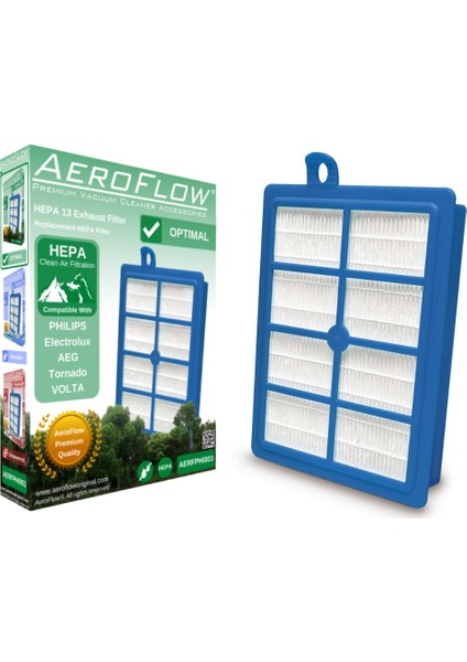 Philips Fc 9206 Marathon Elektrikli Süpürge Uyumlu Hepa 13 Filtre