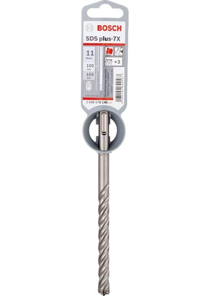 - Sds-Plus-7x Serisi Kırıcı Delici Matkap Ucu 11*165 mm