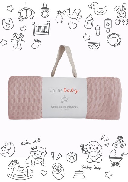 Baby Pembe %100 Pamuklu Bebek BATTANIYESI(90X100) fiyatları