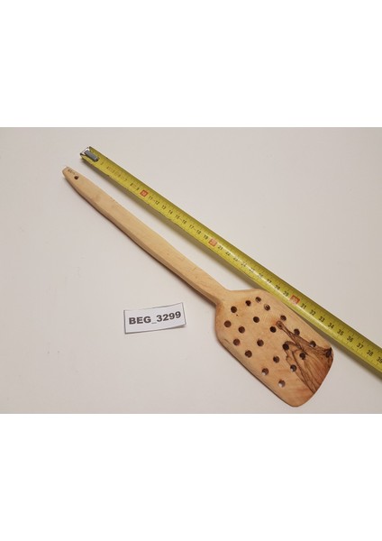 El Yapımı Zeytin Ağacı Delikli Spatula BEG_3299 fiyatları