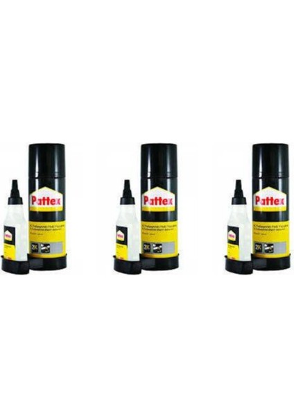 2k Profesyonel Hızlı Yapıştırıcı 2k 400ml+100ml 3 Adet