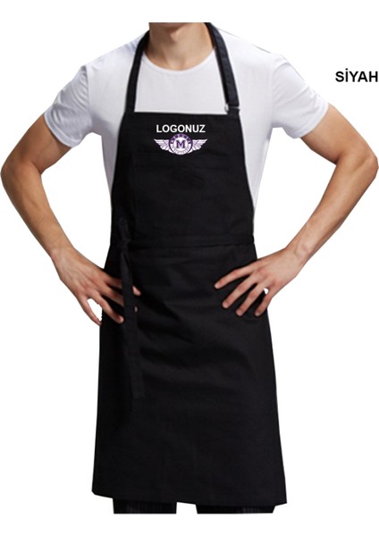Nakışlı Mutfak Iş Önlüğü Yelek Barista Master Chef Garson Önlük