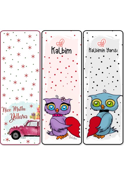 Yılbaşı Kitap Ayracı 3'lü