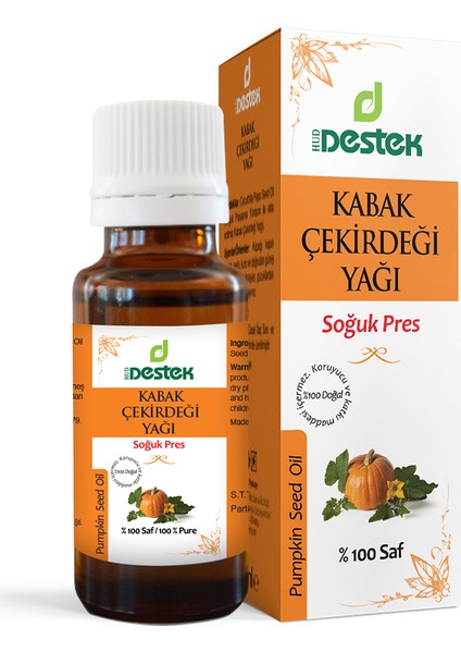 Kabak Çekirdeği Yağı ( Soğuk Press ) 20 ml