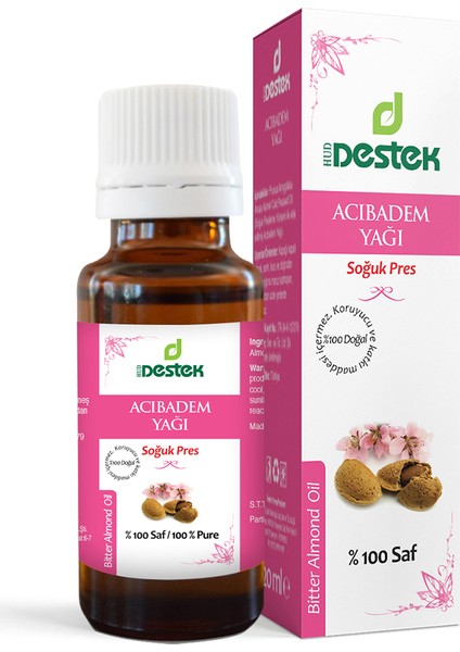 Acıbadem Yağı ( Soğuk Press ) 20 ml