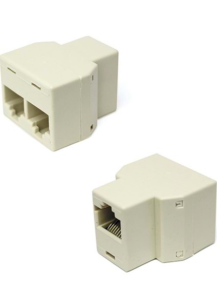 HD4558 RJ45 Splitter Ethernet Çoğaltıcı (1 Giriş 2 Çıkış)