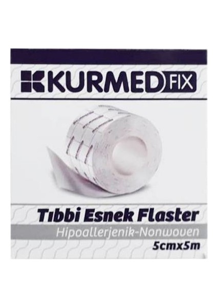 Fix 5 cm x 5 M Hipoalerjenik Tıbbi Esnek Flaster