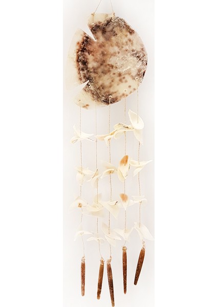 Placuna Balıklı Kabuk Rüzgar Çanı