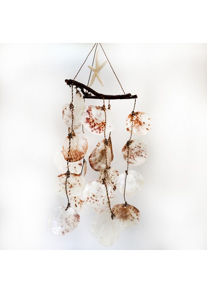 Placuna Üçgen Sarkaç(6 Sıralı)Parmak Yıldızlı