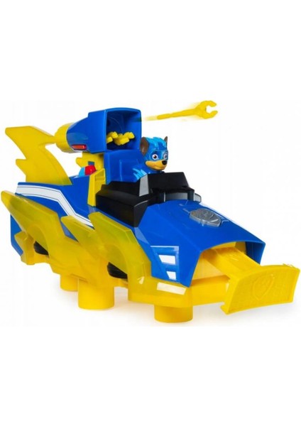 Mighty Pups Charged Up Deluxe Chase In Hovercraft Aracı Işıklı ve Sesli