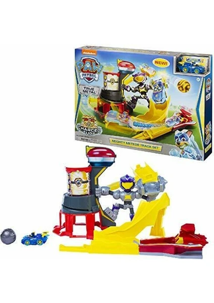 Paw Patrol Mighty Pups Gerçek Metal Araçlı Meteor Kurtarma Seti