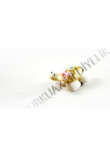 Pembe Kurdeleli Kaplumbağa Magnet