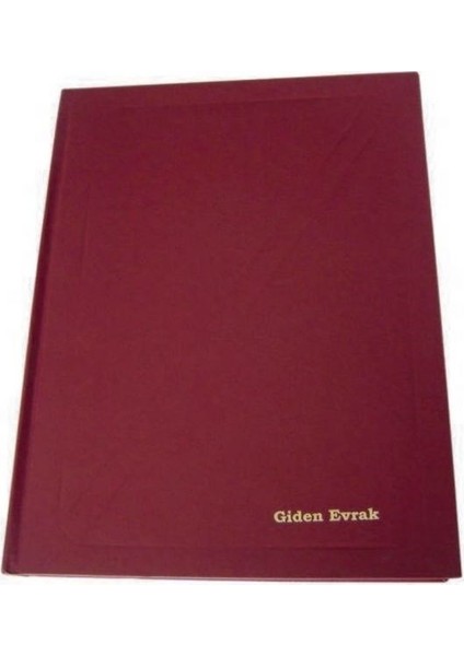 Giden Evrak Kayıt Defteri Ciltli 192 Yaprak