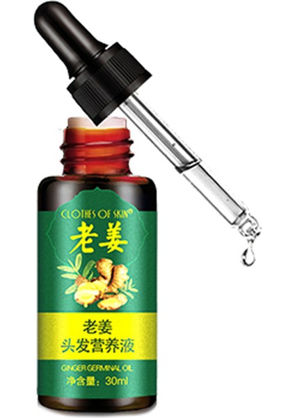Kadınlar ve Erkekler İçin 30 ml Zencefil Saç Büyüme