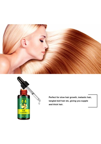 Kadınlar ve Erkekler İçin 30 ml Zencefil Saç Büyüme fırsatları