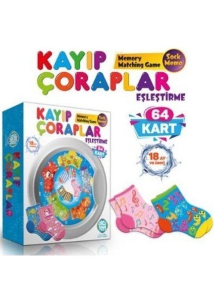 Cırcle Toys Kayıp Çoraplar Eşleştirme Kartları Oyunu