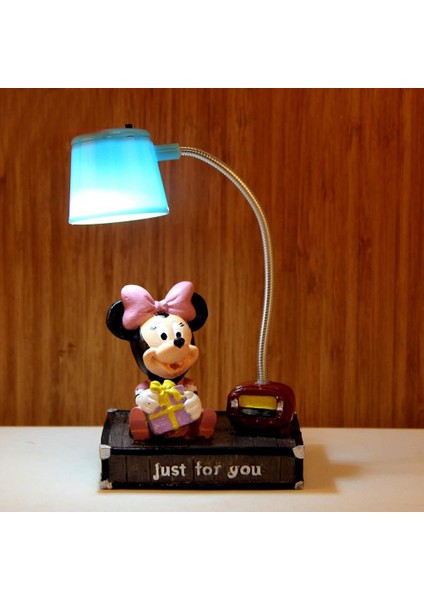Minnie Mouse Mavi Masa Gece Lambası Işıklı Biblo fiyatları