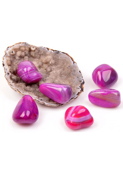 Pembe Akik Taşı Kütle