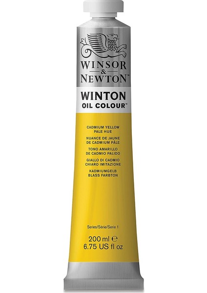 Winton Yağlı Boya 200 ml Cadmium Yellow Pale Hue 119 (8)