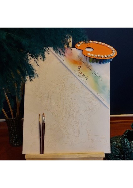 N1106 Numaralı Boyama Seti 40 x 50 cm fırsatları