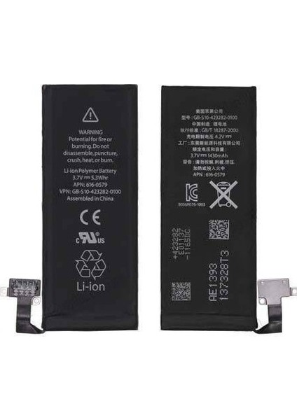 Apple iPhone 4s Uyumlu Batarya Pil 1430 mAh A1387
