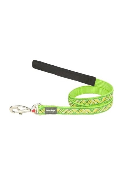 Reddingo Yeşil Flanno Desenli Uzatma Tasması 20 mm