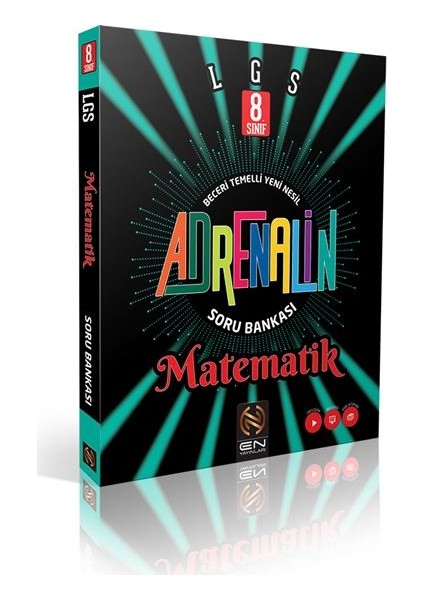 En Yayınları 8.Sınf Adrenalin Matematik Soru Bank.