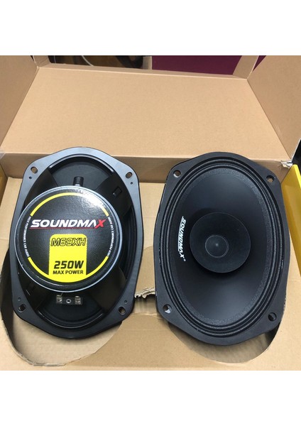 SX-M69XH 250WATT 100RMS Oval 6x9 Midrange 2 Adet