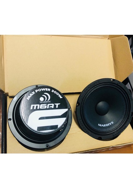 M6AT 300WATT 100RMS 16CM Midrange 2 Adet