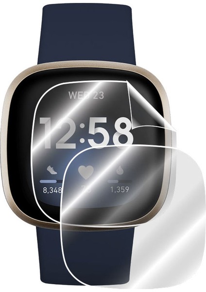 Fitbit Versa 3 - Fitbit Sense Ekran Koruyucu (2 Adet)