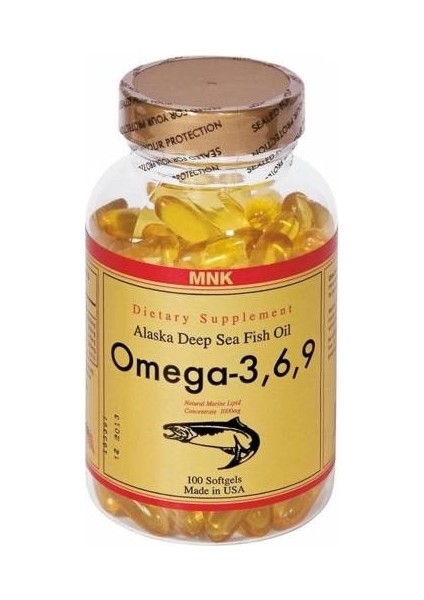Omega 3 6 9 Mnk 100 Softgel Balık Yağı