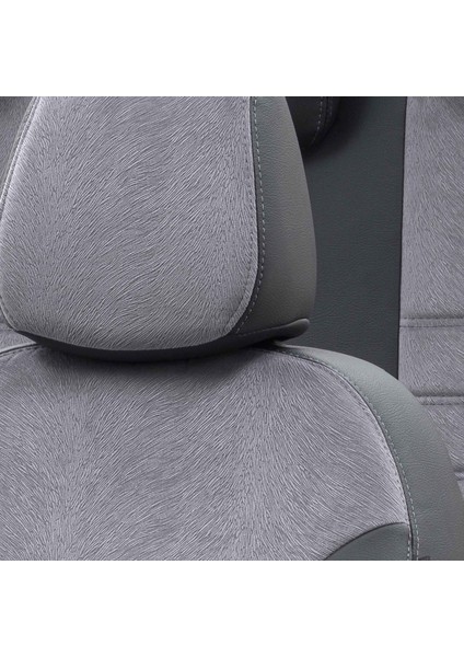 Honda Crv 1995-2002 Özel Üretim Koltuk Kılıfı London Design Füme - Siyah