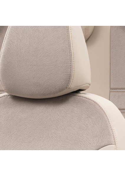 Nissan Note 2006-2012 Özel Üretim Koltuk Kılıfı London Design Bej indirimleri