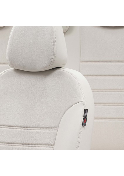 Opel Combo D 2012-2018 5 Kişi Özel Üretim Koltuk Kılıfı London Design Fildişi