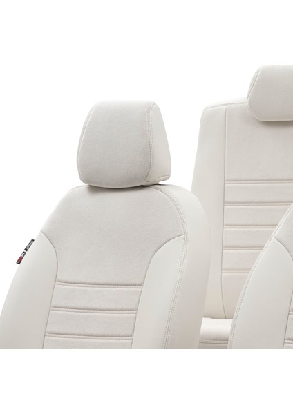 Opel Combo D 2012-2018 5 Kişi Özel Üretim Koltuk Kılıfı London Design Fildişi