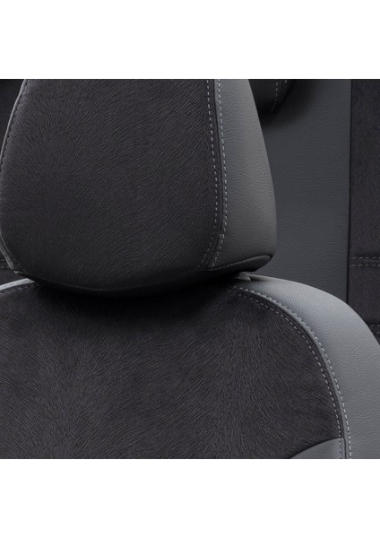 Renault Trafic 2001-2014 8+1 (9 Kişi) Özel Üretim Koltuk Kılıfı London Design Siyah indirimleri
