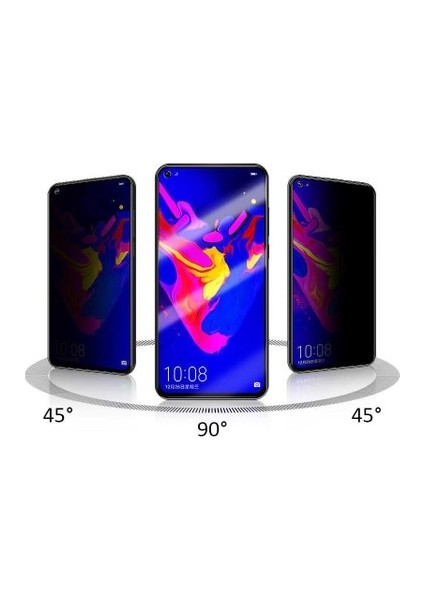 Oppo A9 2020 Tam Kaplayan 5D Hayalet Prıvacy Cam