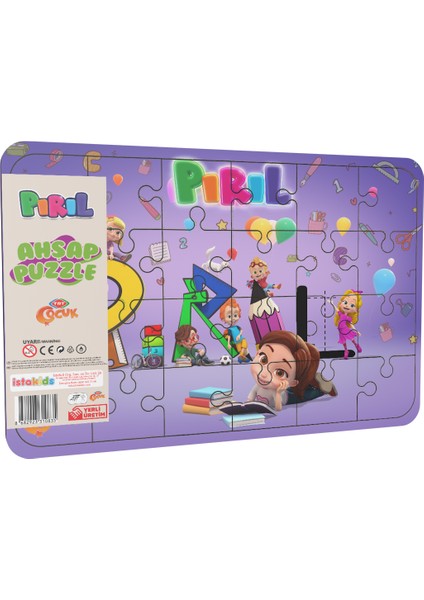 TRT Çocuk Pırıl Trt Çocuk Istakids Ahşap Puzzle