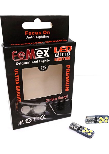 Peugeot Tüm Modellere Uyumlu Plaka Aydınlatma Ampulu Femex T10