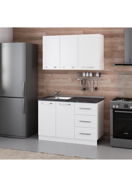 125 Cm Mutfak Dolabı Beyaz 125-B2 modelleri