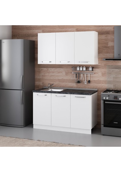 135 Cm Mutfak Dolabı Beyaz 135-B1 modelleri