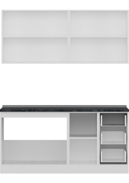 170 Cm Mutfak Dolabı Beyaz Dore 170-D1 fiyatları