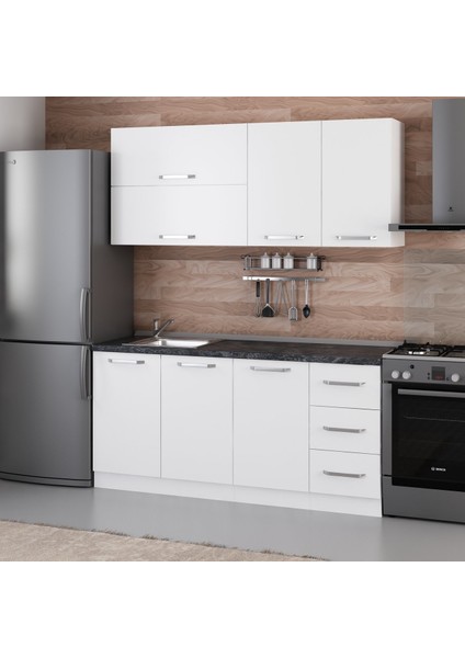 175 Cm Mutfak Dolabı Beyaz 175-B2 modelleri