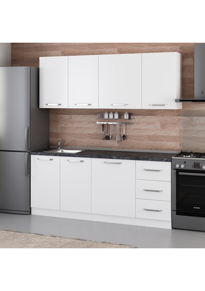 195 Cm Mutfak Dolabı Beyaz 195-B1 modelleri