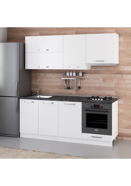 200 Cm Mutfak Dolabı Beyaz 200-B8 modelleri