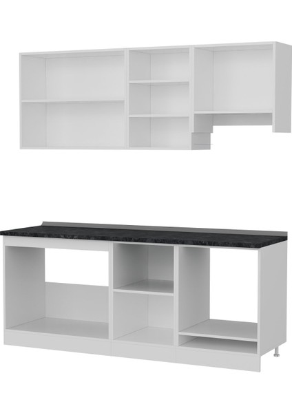 200 Cm Mutfak Dolabı Beyaz 200-B8 fırsatları