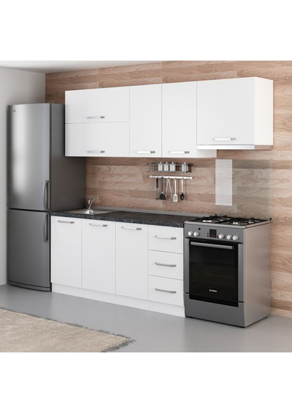 230 Cm Mutfak Dolabı Beyaz 230-B4 modelleri